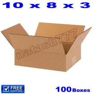 100 - Cajas de Cartón 10x8x3 32-ECT Envío Correo Embalaje Cartón Corrugado - Imagen 1 de 1