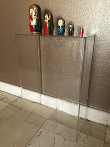DS- Acrylic Art Sculpture Stand Pedestal Display Clear 16W x 9D x 24H - Picture 1 of 2