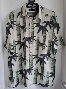 Vintage Puritan Tropical Hawaiian Shirt 46"-117cm M (119RL) - Picture 1 of 3