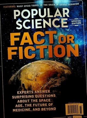 Popular Science Fact or Fiction 2016 Warp Speed Travel The Brain Animal Behavior - Image 1 of 2