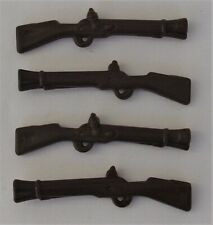Playmobil Pirates   4 x Brown Blunderbuss  Soldier/Pirate   Mint Condition