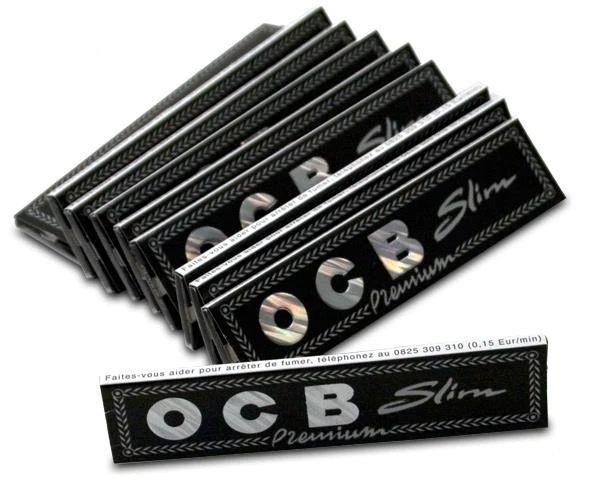 Carnet OCB SLIM Premium 10 Carnets de 32 Feuilles (OCB Noir)