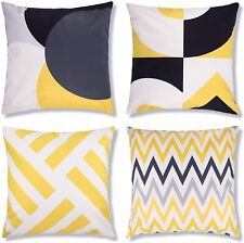 Set of 4 Decorative Throw Pillow Covers 18x18 Inch for Couch
