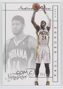 2013-14 Panini Signatures /25 Paul George #84