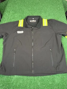 Used Cintas Work Jacket Hi-Vis Reflective Uniform Lined Insulated Coat. Size 3XL - Picture 1 of 8