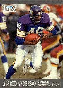 1991 Ultra Football Card #191 Alfred Anderson