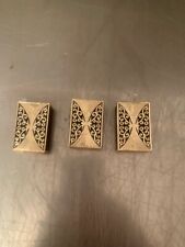 Set of 3 Vintage Decorated Match Boxes - Ax