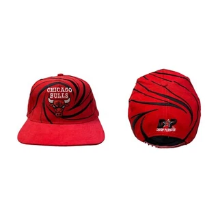Gorra bordada vintage Drew Pearson Chicago Bulls años 90 NBA Snapback - Imagen 1 de 7