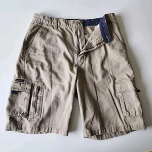 PADDOCKS Cargo Shorts Mens 32 Cotton Combat Tan Beige Pockets 11" Baggy Y2K - Picture 1 of 21
