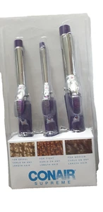 Conair Supreme Collection CB433 Confezione Triple Value Ferri Arricciacapelli 5", .75" & 1" - Foto 1 di 4