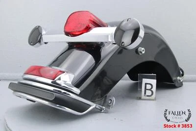 2012 Harley Electra Glide Back Rear Fender Assembly VIVID BLACK - Image 1 of 4