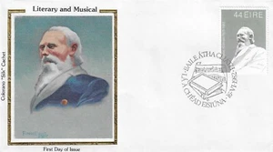 Charles Kickham Irish Revolutionary Novelist Ireland Gold Colorano Silk FDC 1982 - Picture 1 of 1