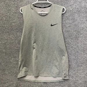 Nike Pro Tank Top Men’s Dri Fit Gray Size XL - Picture 1 of 9