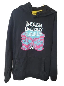 Analog Design Unwahrscheinlich Futures Hoodie schwarz Gr. XL - Bild 1 von 5