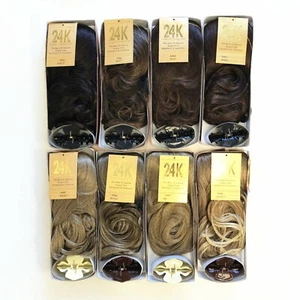 24K Anna Drawstring Curly Ponytail Hair Extension Lightweight - Picture 1 of 34