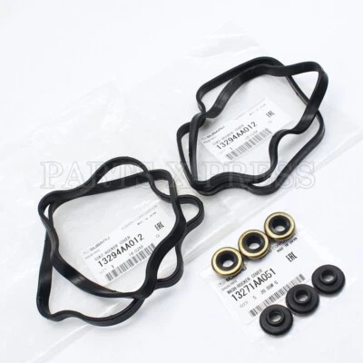 JUNTA DE CUBIERTA DE VÁLVULA BASCULANTE ORIGINAL OEM SUBARU CON JUEGO DE OJALES 93-98 IMPREZA LEGACY Foto 1 de 4