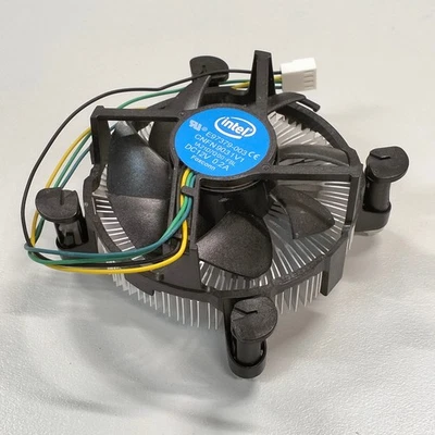 Intel CPU Fan Heatsink Assembly 0.2A LGA 1150 1151 1155 1156 Foxconn E97379-003 - Image 1 of 4