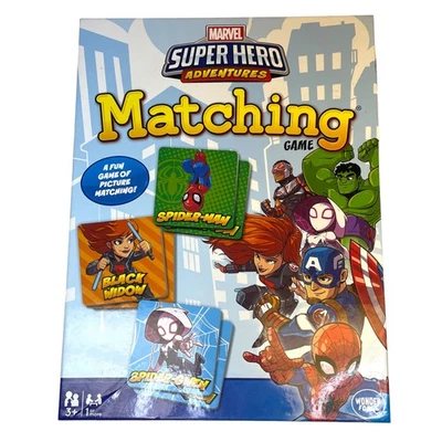 Marvel Super Hero Adventures Matching Game by Wonder Forge – Complete Excellent - Image 1 of 4