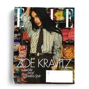ELLE Magazine March 2025 Zoe Kravitz and the Art of Effortless Style - Picture 1 of 6