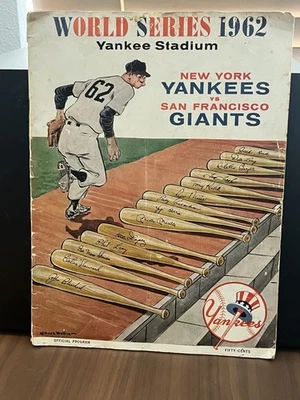 Vintage 1962 World Series Program San Francisco Giants v New York Yankees - Image 1 of 4