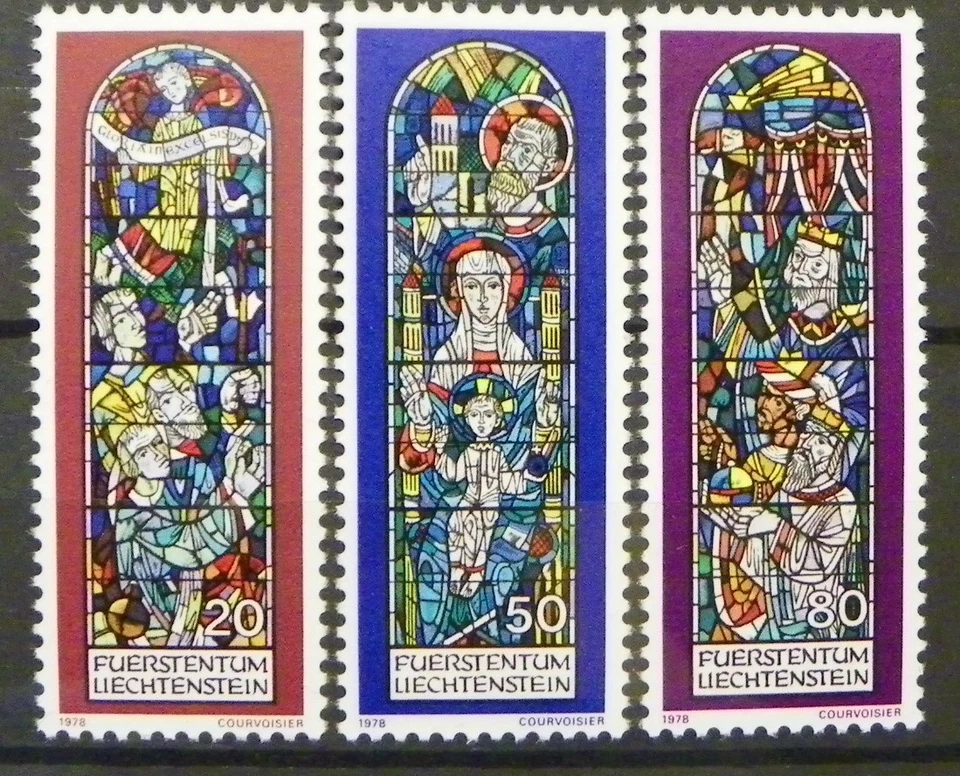 Sellos de Liechtenstein - Vidrieras_1978 - MNH. Foto 1 de 1