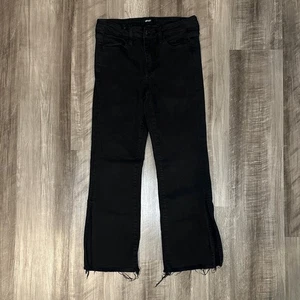Vervet Crop Flare Raw Split Hem Jeans - 27 - Bild 1 von 8