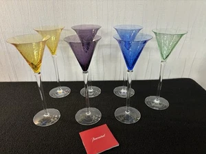 Lotto 7 Bicchieri da Vino Alsazia Decoro Arabesco Cristallo Di Baccarat (Prezzo - Foto 1 di 13