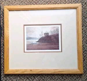 Herbst Sonnenaufgang Kunstdruck von David Knowlton gerahmt mattiert signiert 337/1000 limitiert - Bild 1 von 10