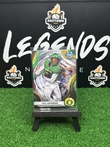 2024 Bowman's Best University Tez Johnson #57 (RC) Oregon - Picture 1 of 2