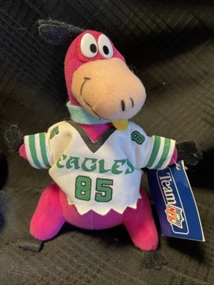 Peluche del equipo NFL Hanna Barbera Dino The Flintstones #85 Philadelphia EAGLES 1994 Foto 1 de 4