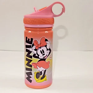 Disney Minnie Mouse Borraccia Acciaio Inox con Cannuccia Incorporata Bevanda Bambini - Foto 1 di 4