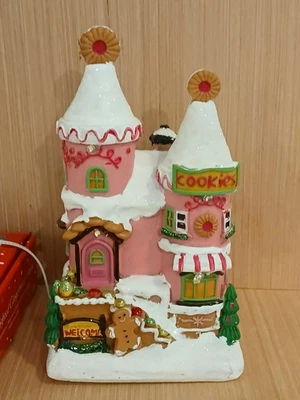 NEW Gingerbread House LED Light Up Christmas Holiday Decoration - Image 1 of 4