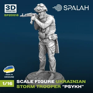 Ukrainian storm trooper Psykh Scale Figure Model 1:16 Spalah SP20516 - Picture 1 of 4
