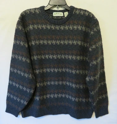 Vintage Orvis Wool Sweater Men’s XL Fair Isle Outdoorsman Chunky Knit Winter EUC - Image 1 of 4