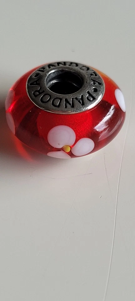 Pandora Charm Murano original gebraucht Farbe: Rot - Bild 1 von 1