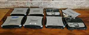 Lot of 7 Panasonic Toughbook CF-19 CF-18 PARTS REPAIR AS-IS - See Pics CF19s - Picture 1 of 13