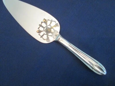 SERVIDOR DE TORTA DE PASTELARIA! Placa de prata vintage WALLACE padrão LÍRIO ADORÁVEL - Imagem 1 de 4