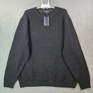 $79 NWT - Roundtree & Yorke Sweater Men 3XT Tall Knit Black Simple Basic - Picture 1 of 12