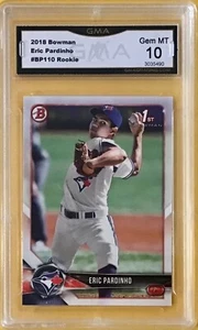 2018 Bowman 1st Prospects #BP110 - ERIC PARDINHO - Rookie - GMA 10 Gem Mint - Picture 1 of 1