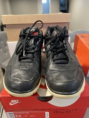 Size 10- Nike Air Zoom Generation Black White Crimson 2004 - Image 1 of 3