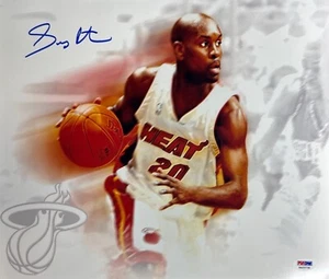 Gary Payton Signed 11x14 Miami Heat Photo PSA 4A23730 - Picture 1 of 2