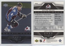 2005-06 Upper Deck Black Diamond Rookie Gems Wojtek Wolski #203 Rookie RC