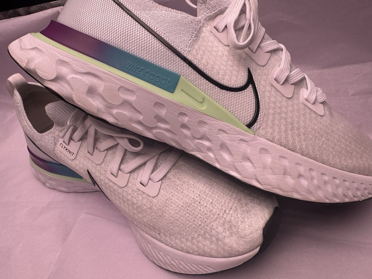 nike react infinity run flyknit vapour green