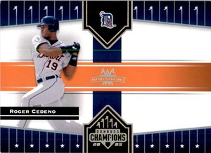 2005 Donruss Champions Impressions Gold #415 Roger Cedeno Tigers /50 - NM-MT