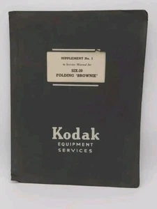 Kodak Six-20 Folding 'Brownie' Service Manual Supplement 1  vintage camera Guide - Picture 1 of 5