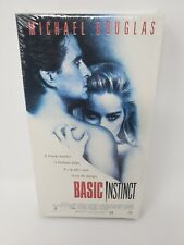 Basic Instinct (VHS, 1992) Michael Douglas, Sharon Stone New/Sealed w/Watermarks