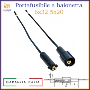 Portafusibili portafusibile volante porta fusibile fusibili 6x32 6x30 5x20 220V - Imagen 1 de 1