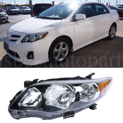 For 2011-2013 Toyota Corolla S XRS LH Headlight Headlamp Replacement Driver Side Foto 1 de 4
