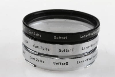 HASSELBLAD Softar I, II und III Carl Zeiss B57 Bj. 50 3 Filter - Bild 1 von 3