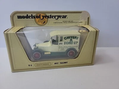 Matchbox Models Yesteryear 1927 Talbot Y-5 1:47 Orchard Factory Chivers TG - Image 1 of 4